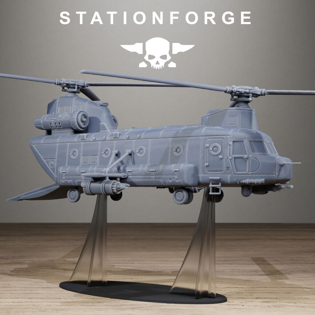 Imperial Army Free Guard Sky Titan, proxy miniature, walker, 28mm heroic scale unpainted resin, view 2