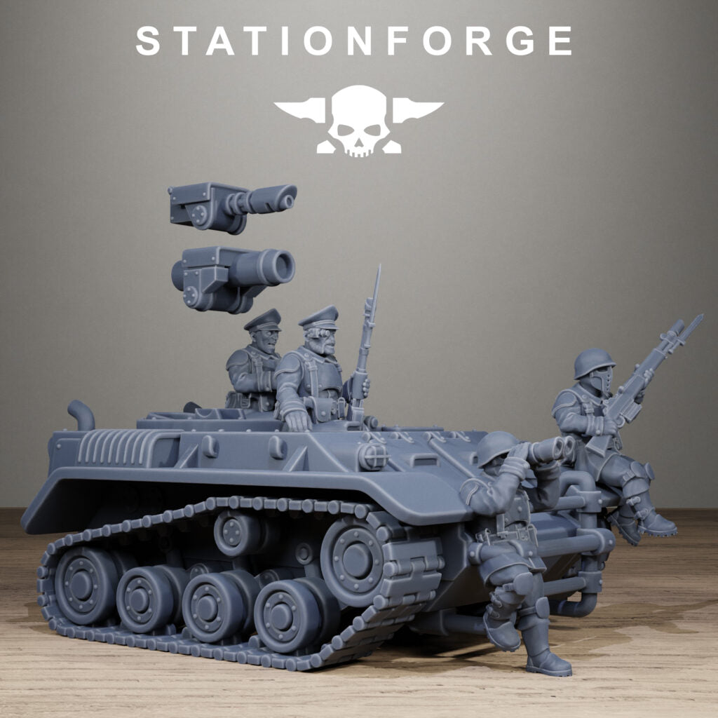 Imperial Army Free Guard Sky Titan, proxy miniature, walker, 28mm heroic scale unpainted resin, view 4