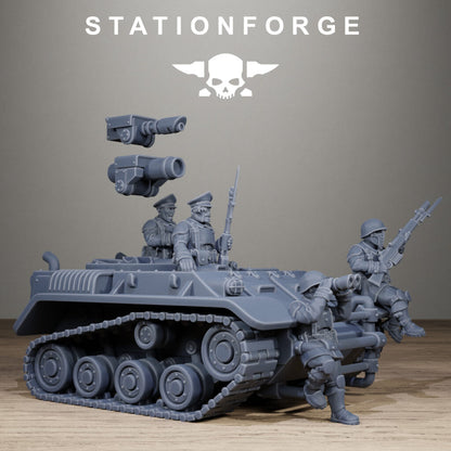 Imperial Army Free Guard Sky Titan, proxy miniature, walker, 28mm heroic scale unpainted resin, view 4