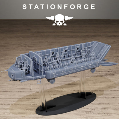 Imperial Army Free Guard Sky Titan, proxy miniature, walker, 28mm heroic scale unpainted resin, view 5