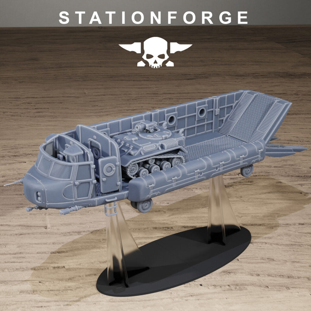 Imperial Army Free Guard Sky Titan, proxy miniature, walker, 28mm heroic scale unpainted resin, view 7