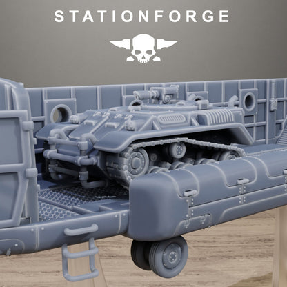 Imperial Army Free Guard Sky Titan, proxy miniature, walker, 28mm heroic scale unpainted resin, view 8
