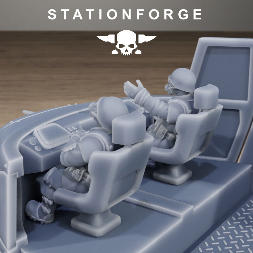 Imperial Army Free Guard Sky Titan, proxy miniature, walker, 28mm heroic scale unpainted resin, view 9