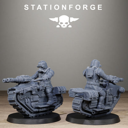 Imperial Army Grim Guard War Treader, proxy miniature, infantry, 28mm heroic scale unpainted resin, view 4