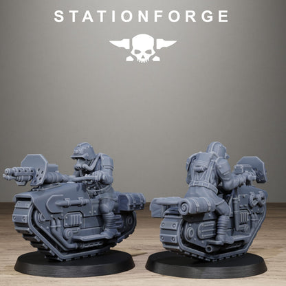 Imperial Army Grim Guard War Treader, proxy miniature, infantry, 28mm heroic scale unpainted resin, view 5