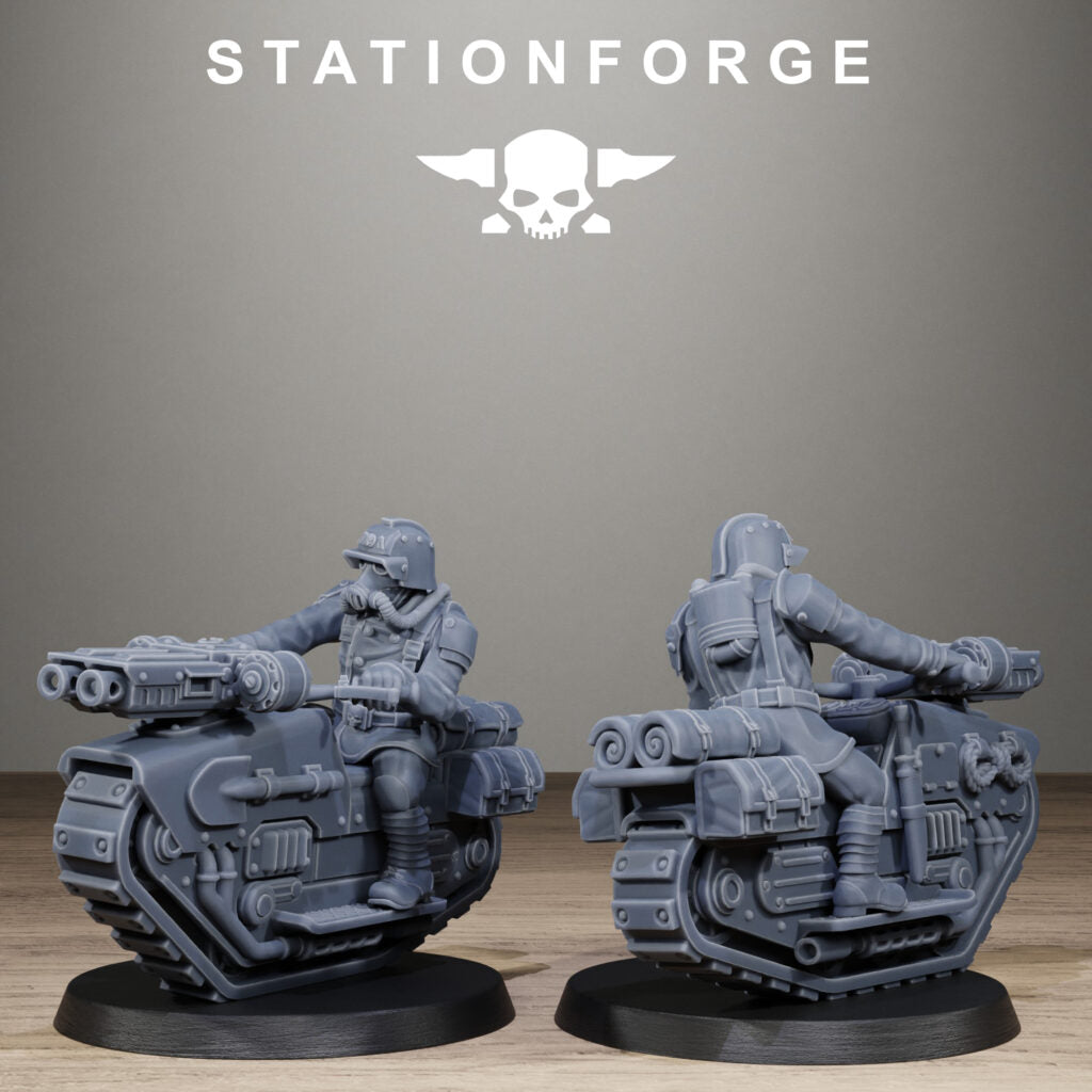 Imperial Army Grim Guard War Treader, proxy miniature, infantry, 28mm heroic scale unpainted resin, view 7