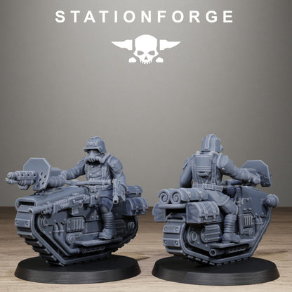 Imperial Army Grim Guard War Treader, proxy miniature, infantry, 28mm heroic scale unpainted resin, view 10