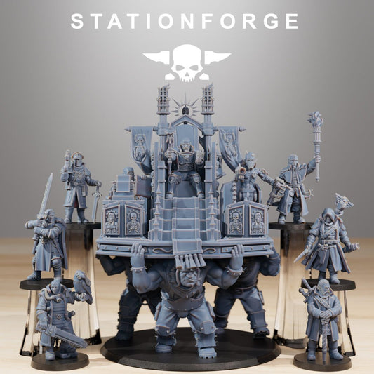 Imperial Army National Guard Royals, proxy miniature, infantry, 28mm heroic scale unpainted resin, view 2