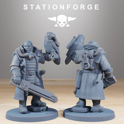 Imperial Army National Guard Royals, proxy miniature, infantry, 28mm heroic scale unpainted resin, view 4