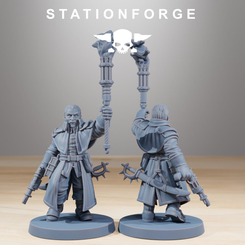 Imperial Army National Guard Royals, proxy miniature, infantry, 28mm heroic scale unpainted resin, view 9
