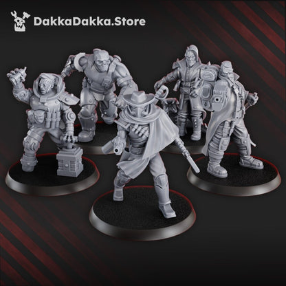Inquisition Imperial Murders, proxy miniature, 28mm heroic scale unpainted resin, view 3