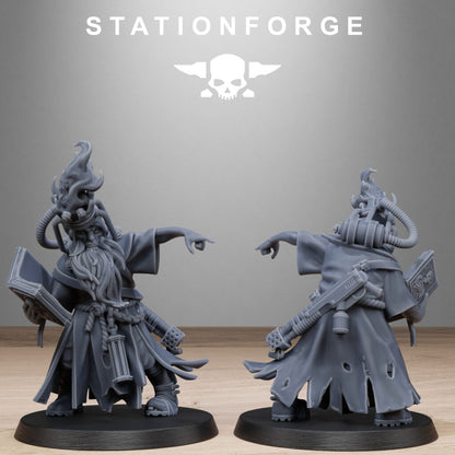 Inquisition Firers, proxy miniature, 28mm heroic scale unpainted resin, view 9