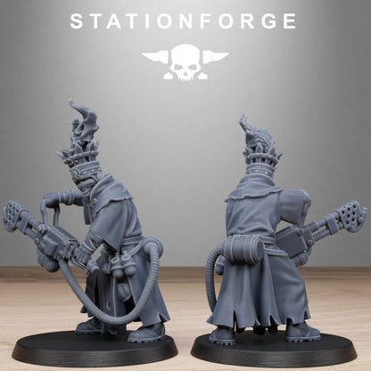 Inquisition Firers, proxy miniature, 28mm heroic scale unpainted resin, view 10