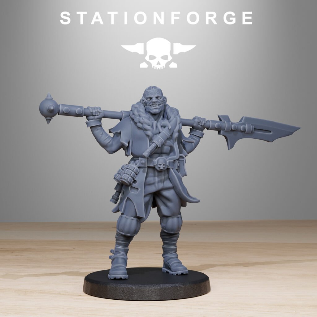 Inquisition Mercenary Erasmus, proxy miniature, 28mm heroic scale unpainted resin