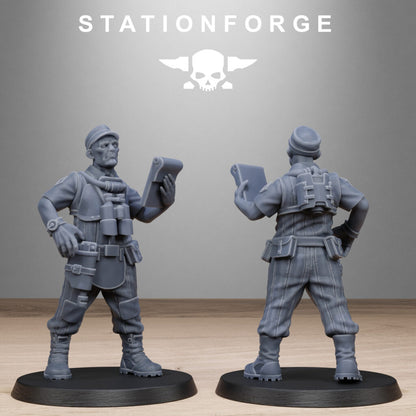 Inquisition Scrap Operatives, proxy miniature, 28mm heroic scale unpainted resin, view 8