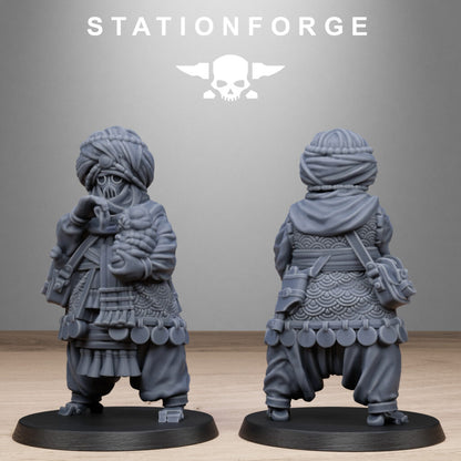 Inquisition Scrap Operatives, proxy miniature, 28mm heroic scale unpainted resin, view 9