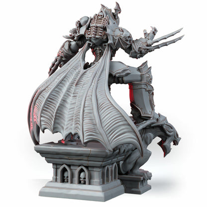 Dark Space Knights Queen Of Vampyres (Height 106 Mm), proxy miniature, character, 28mm heroic scale unpainted resin, view 2