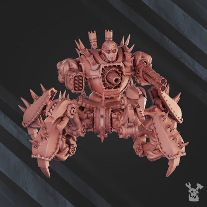 Bloodthirsty Knights Walking Amputation Machine, proxy miniature, 28mm heroic scale unpainted resin, view 3