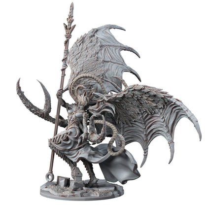 Plague Knights Daemon Of Corruption, proxy miniature, monster, 28mm heroic scale unpainted resin