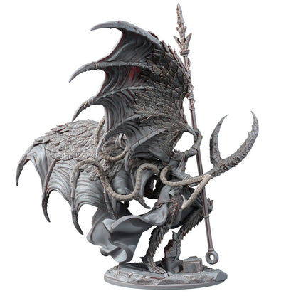 Plague Knights Daemon Of Corruption, proxy miniature, monster, 28mm heroic scale unpainted resin, view 5