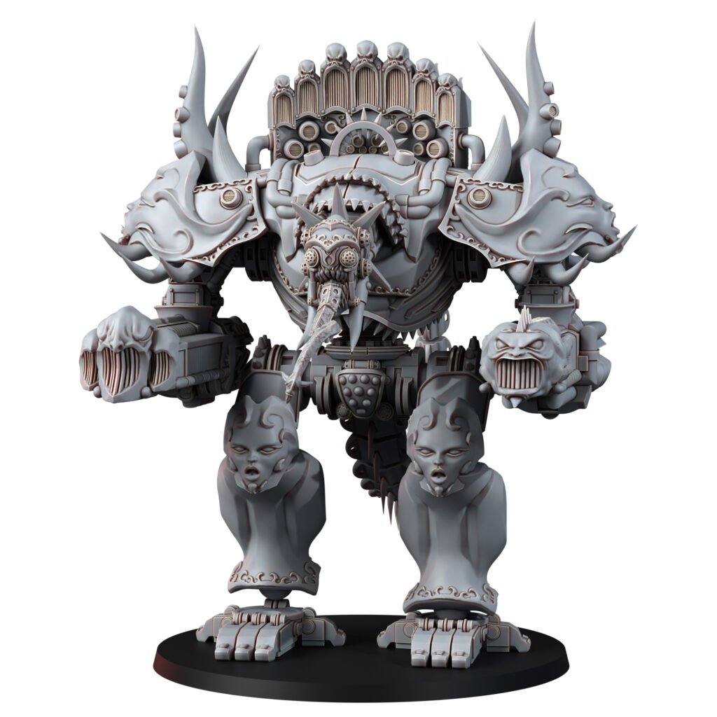 Plague Knights Pleasure Knight, proxy miniature, 28mm heroic scale unpainted resin, view 3