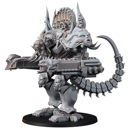 Plague Knights Pleasure Knight, proxy miniature, 28mm heroic scale unpainted resin, view 4