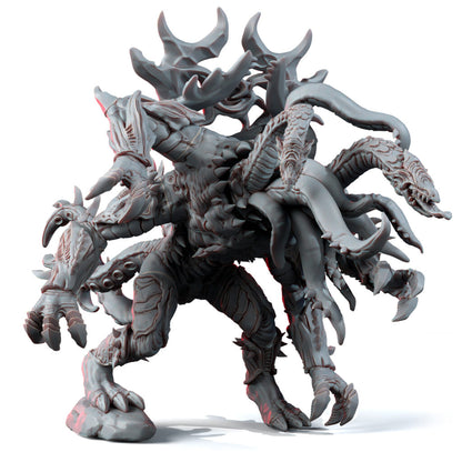 Hellspawn Creature V2, proxy miniature, monster, 28mm heroic scale unpainted resin