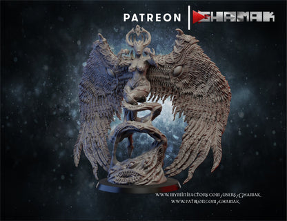 Hellspawn The Demon, proxy miniature, character, 28mm heroic scale unpainted resin, view 2