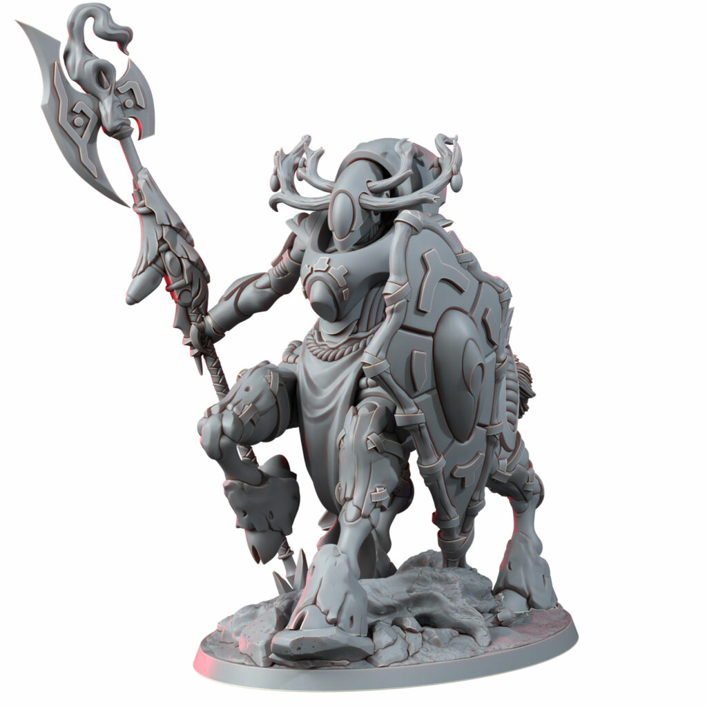 Eldar Embodimech, proxy miniature, 28mm heroic scale unpainted resin