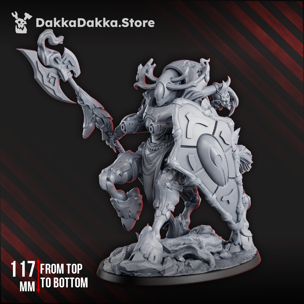 Eldar Embodimech, proxy miniature, 28mm heroic scale unpainted resin, view 6