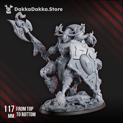 Eldar Embodimech, proxy miniature, 28mm heroic scale unpainted resin, view 6