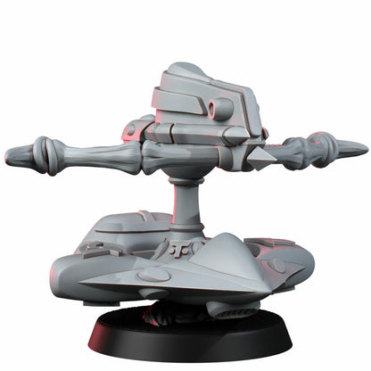 Eldar Silencekeeper Hw Vehicle, proxy miniature, 28mm heroic scale unpainted resin