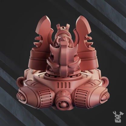 Eldar Astroshatter Hw Platform, proxy miniature, 28mm heroic scale unpainted resin, view 4