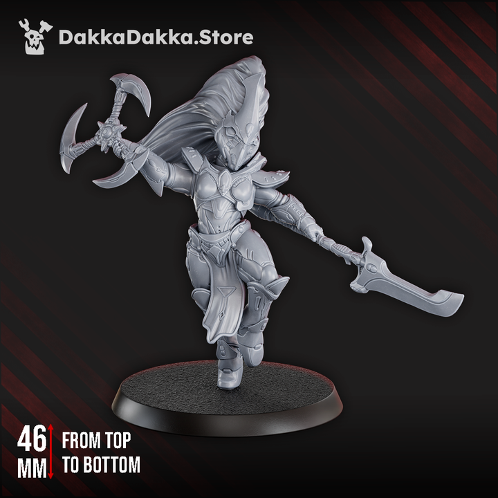 Eldar Stargana The Asteroid Caster, proxy miniature, 28mm heroic scale unpainted resin, view 5