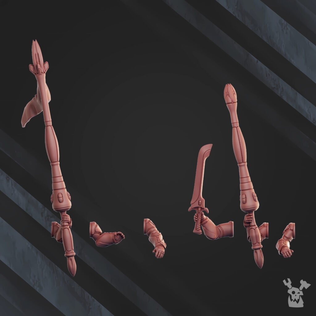 Eldar Super Nova Spear Riders, proxy miniature, vehicle, 28mm heroic scale unpainted resin, view 3