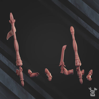 Eldar Super Nova Spear Riders, proxy miniature, vehicle, 28mm heroic scale unpainted resin, view 3