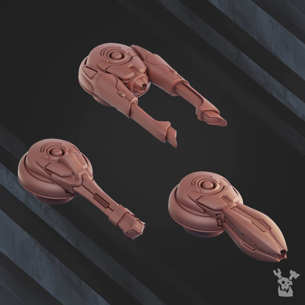 Eldar Witcher Space Traveller, proxy miniature, 28mm heroic scale unpainted resin, view 6