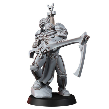 Eldar Dark Reaper Squad, proxy miniature, 28mm heroic scale unpainted resin, view 2
