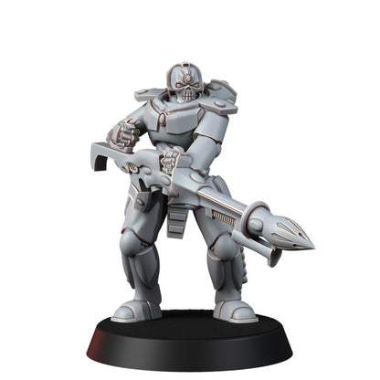 Eldar Dark Reaper Squad, proxy miniature, 28mm heroic scale unpainted resin, view 5