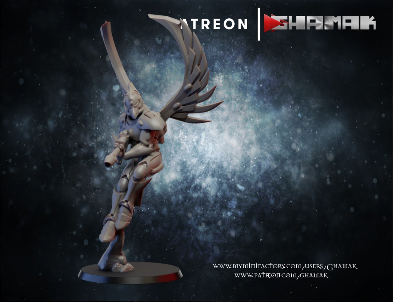 Eldar Falcon Squad, proxy miniature, 28mm heroic scale unpainted resin, view 6