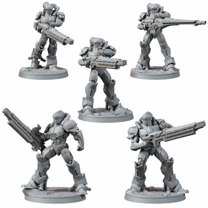 Eldar Deymar Korath An, proxy miniature, 28mm heroic scale unpainted resin