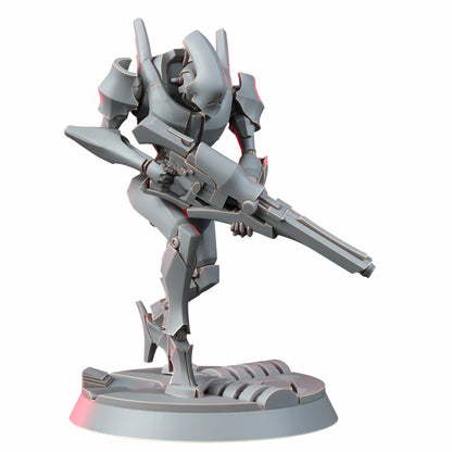 Eldar Shard Wardens, proxy miniature, 28mm heroic scale unpainted resin, view 4