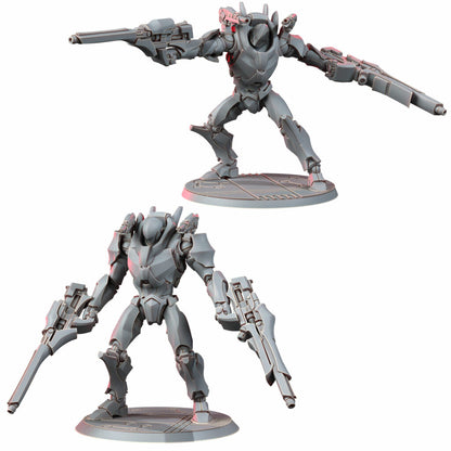 Eldar Vorash Grymn Fire Bastion, proxy miniature, 28mm heroic scale unpainted resin