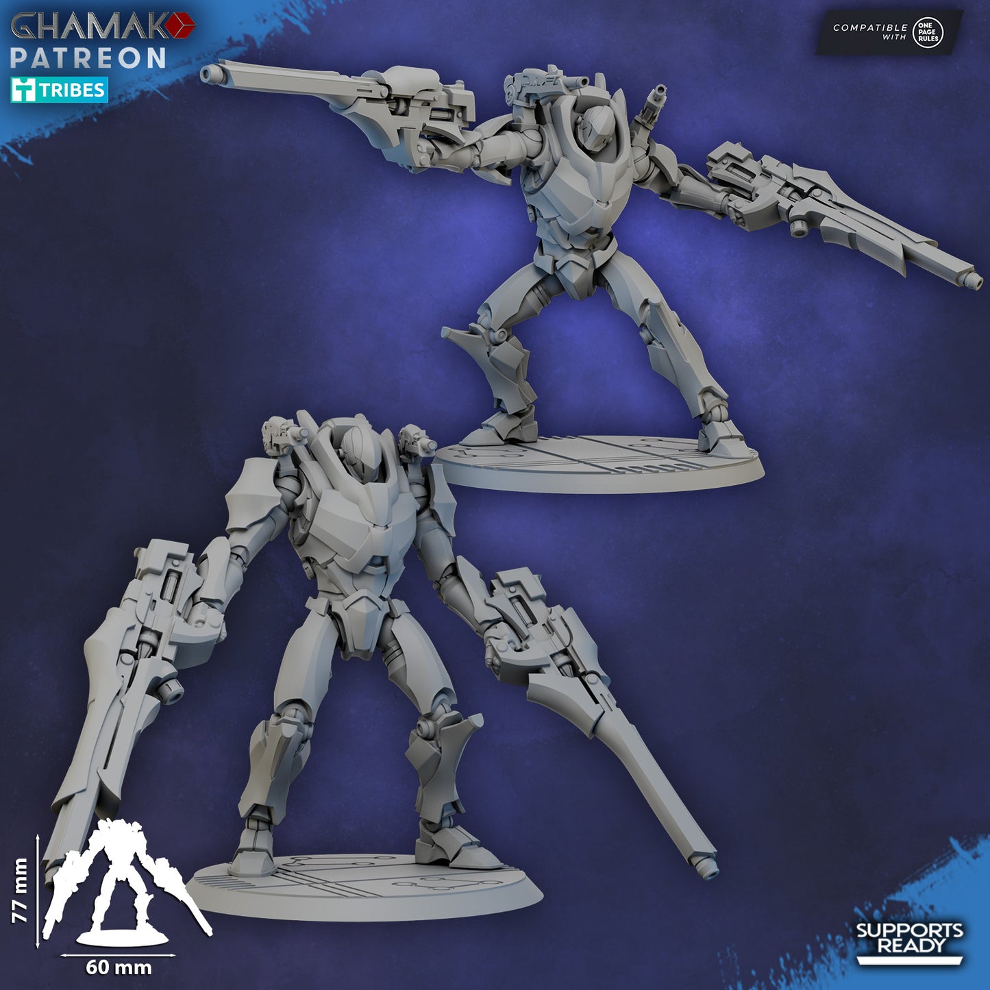 Eldar Vorash Grymn Fire Bastion, proxy miniature, 28mm heroic scale unpainted resin, view 6