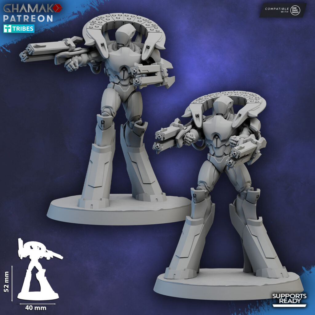 Eldar Vorash Talorn, proxy miniature, 28mm heroic scale unpainted resin, view 5
