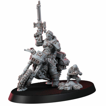 Mutant Uprising Overseer Angels, proxy miniature, 28mm heroic scale unpainted resin