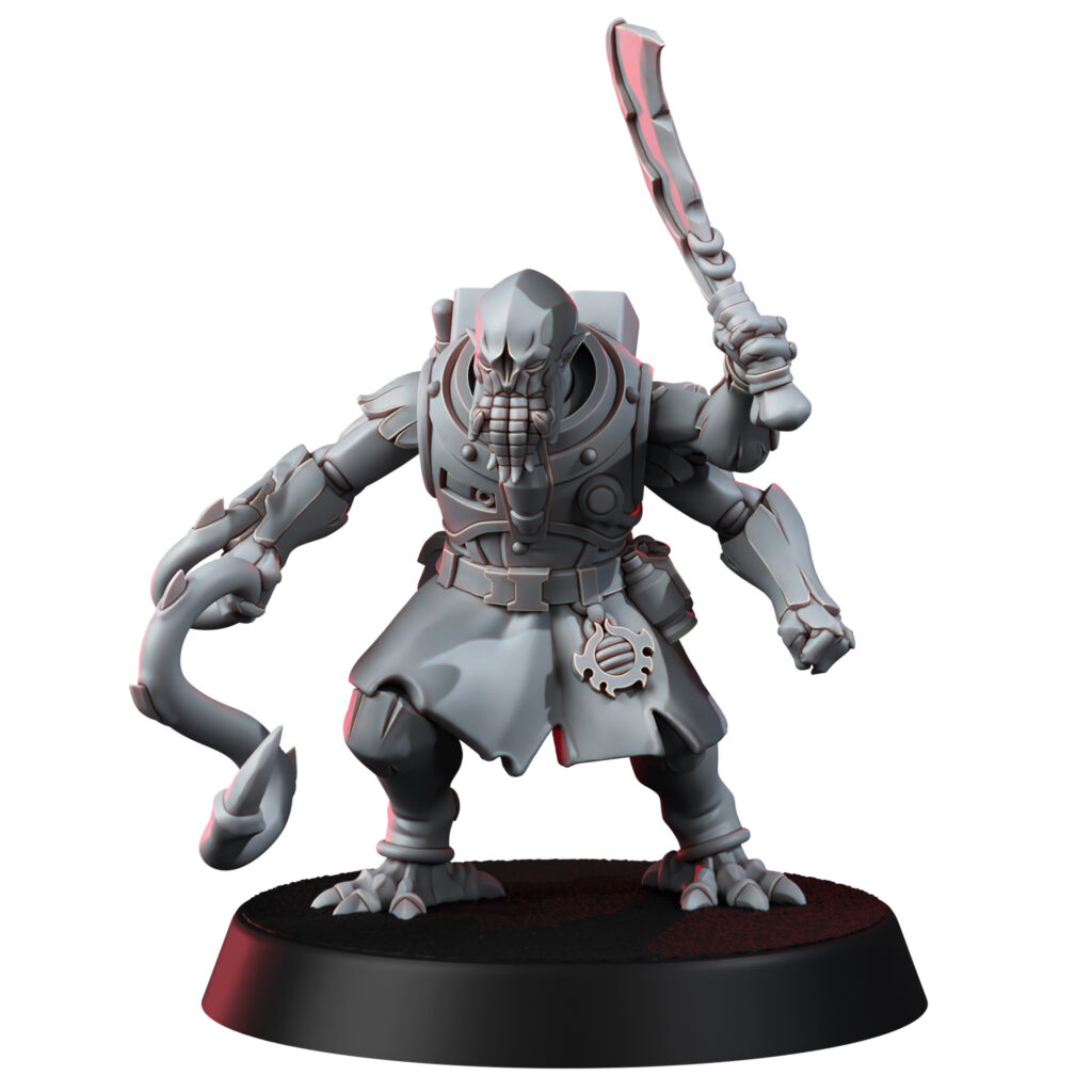 Mutant Uprising Witness, proxy miniature, 28mm heroic scale unpainted resin