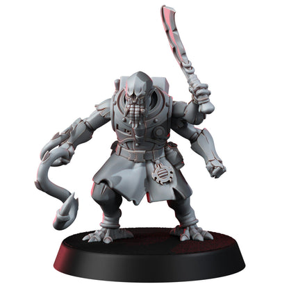 Mutant Uprising Witness, proxy miniature, 28mm heroic scale unpainted resin