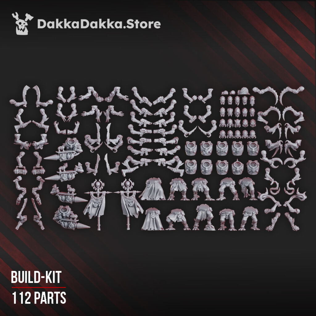 Mutant Uprising Witnesses (Multipart), proxy miniature, 28mm heroic scale unpainted resin, view 4