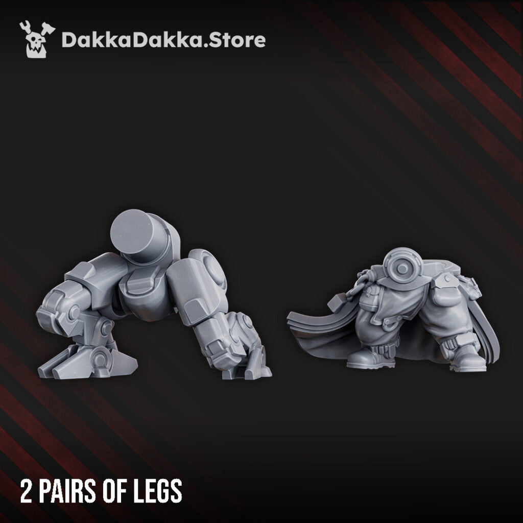 Space Dwarf Brokkr The Bronze Beard Build Kit, proxy miniature, 28mm heroic scale unpainted resin, view 7
